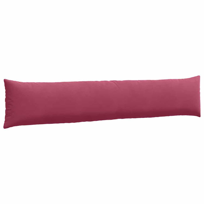Cuscini da Divano 2 pz-Set di 2 Cuscini per Sofa Rosso Vino 200 x 40 cm Tessuto in Cords