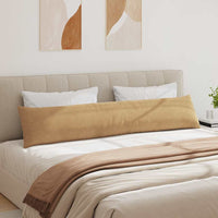 Cuscini da Divano 2 pcs Marrone 200 x 40 cm Tessuto in Cords 42013893