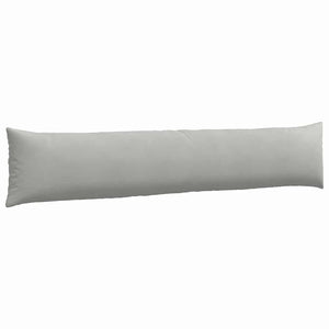 Cuscini da Divano 2 pz-Set di 2 Cuscini per Sofa Grigio chiaro 200 x 40 cm Tessuto 977976