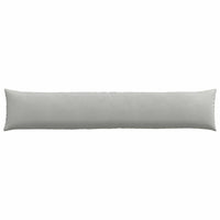 Cuscini da Divano 2 pz-Set di 2 Cuscini per Sofa Grigio chiaro 200 x 40 cm Tessuto 977976