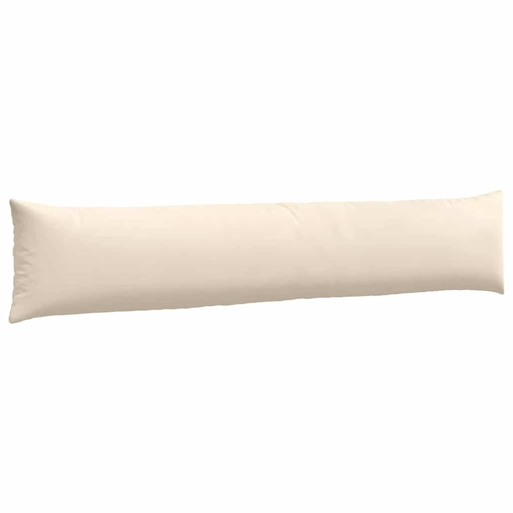 Cuscini da Divano 2 pz-Set di 2 Cuscini per Sofa Beige 200 x 40 cm Tessuto