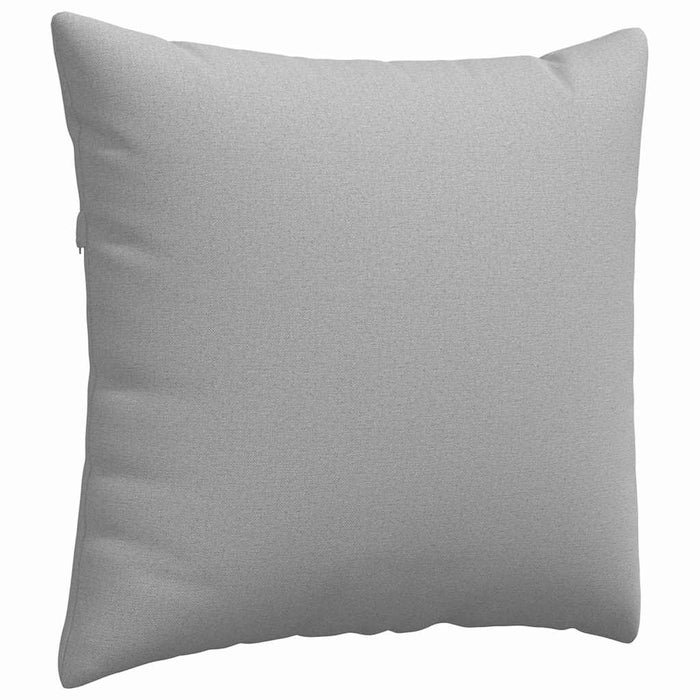 Cuscini da Divano 2 pz-Set di 2 Cuscini per Sofa Grigio Nuvola 45 x 45 cm Tessuto