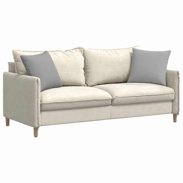 Cuscini da Divano 2 pz-Set di 2 Cuscini per Sofa Grigio Nuvola 45 x 45 cm Tessuto