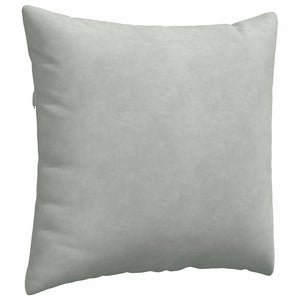 Cuscini da Divano 2 pz-Set di 2 Cuscini per Sofa Grigio chiaro 45 x 45 cm 388242