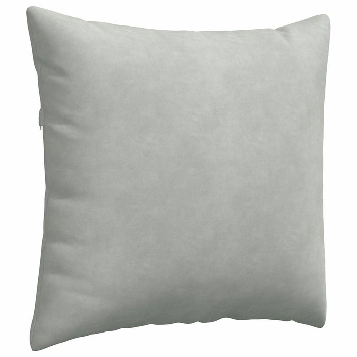 Cuscini da Divano 2 pz-Set di 2 Cuscini per Sofa Grigio chiaro 45 x 45 cm 388242