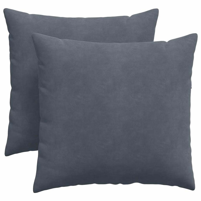 Cuscini da Divano 2 pcs Grigio scuro 45 x 45 cm 42013929