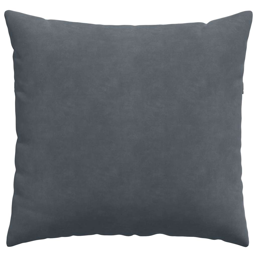 Cuscini da Divano 2 pz-Set di 2 Cuscini per Sofa Grigio scuro 45 x 45 cm 822792