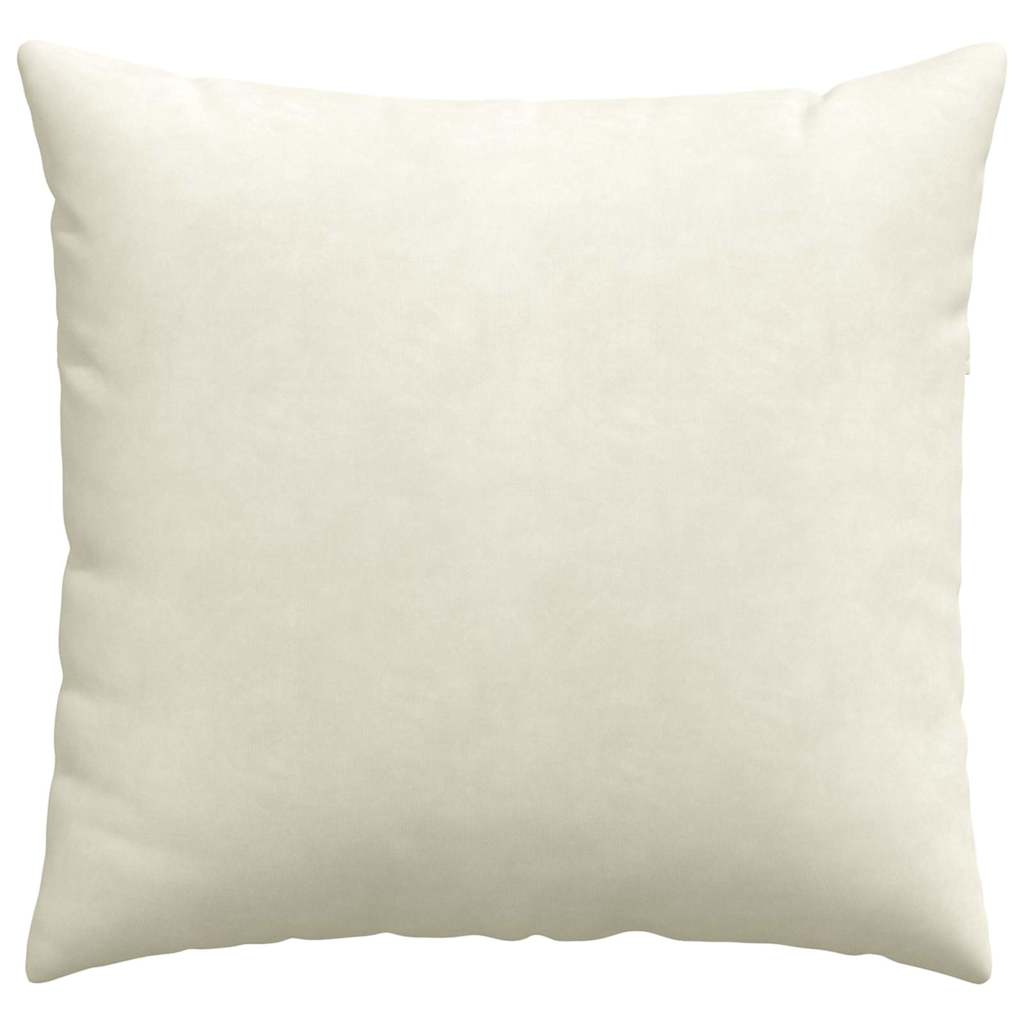 Cuscini da Divano 2 pcs Crema 45 x 45 cm Tessuto in Cords 42013937