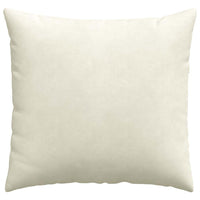 Cuscini da Divano 2 pcs Crema 45 x 45 cm Tessuto in Cords 42013937