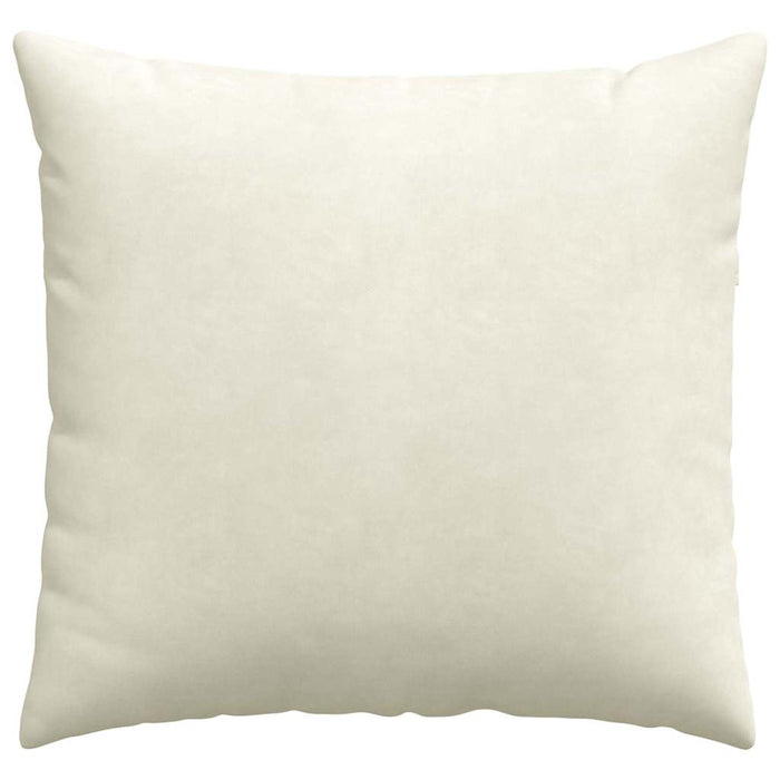 Cuscini da Divano 2 pcs Crema 45 x 45 cm Tessuto in Cords 42013937