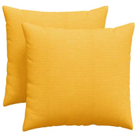 Cuscini da Divano 2 pcs Giallo Chiaro 45 x 45 cm 42013952