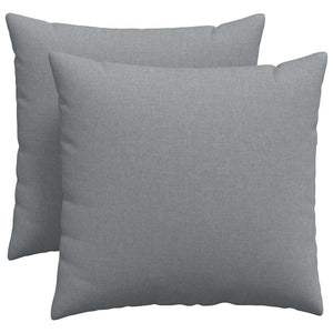Cuscini da Divano 2 pz-Set di 2 Cuscini per Sofa Grigio chiaro 50 x 50 cm Tessuto 331026