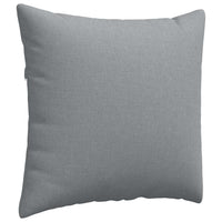 Cuscini da Divano 2 pz-Set di 2 Cuscini per Sofa Grigio chiaro 50 x 50 cm Tessuto 331026