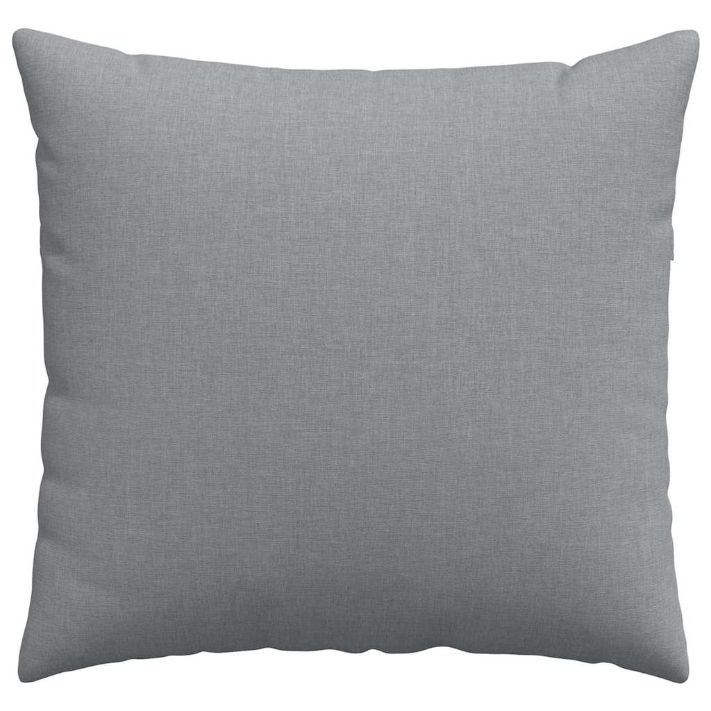 Cuscini da Divano 2 pz-Set di 2 Cuscini per Sofa Grigio chiaro 50 x 50 cm Tessuto 331026