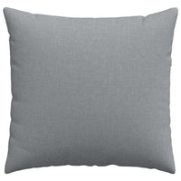 Cuscini da Divano 2 pz-Set di 2 Cuscini per Sofa Grigio chiaro 50 x 50 cm Tessuto 331026