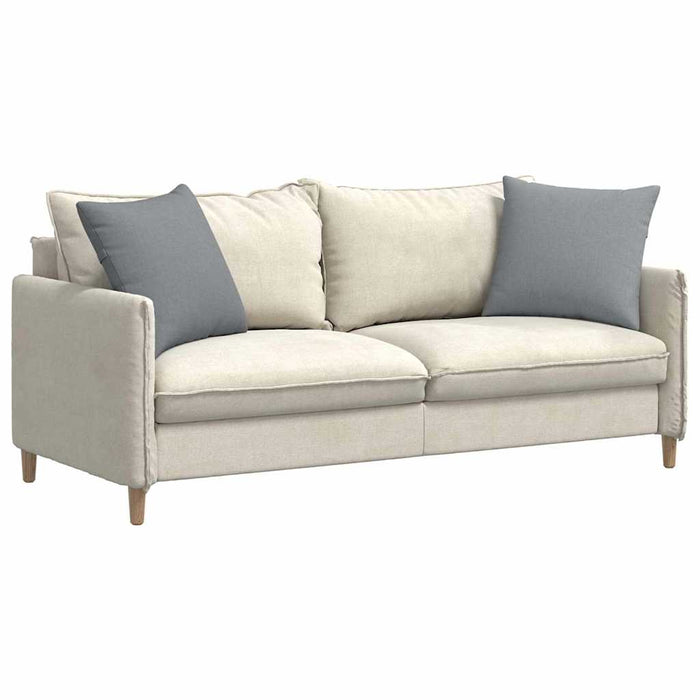 Cuscini da Divano 2 pz-Set di 2 Cuscini per Sofa Grigio chiaro 50 x 50 cm Tessuto 331026