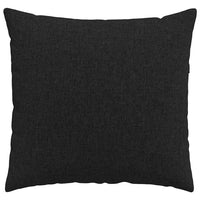 Cuscini da Divano 2 pz-Set di 2 Cuscini per Sofa Nero 50 x 50 cm Tessuto 373649