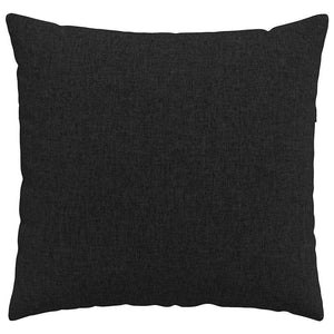 Cuscini da Divano 2 pz-Set di 2 Cuscini per Sofa Nero 50 x 50 cm Tessuto 373649