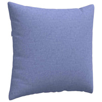Cuscini da Divano 2 pz-Set di 2 Cuscini per Sofa Blu jeans 50 x 50 cm Tessuto