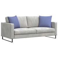 Cuscini da Divano 2 pz-Set di 2 Cuscini per Sofa Blu jeans 50 x 50 cm Tessuto