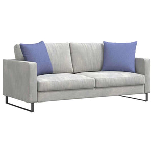 Cuscini da Divano 2 pz-Set di 2 Cuscini per Sofa Blu jeans 50 x 50 cm Tessuto