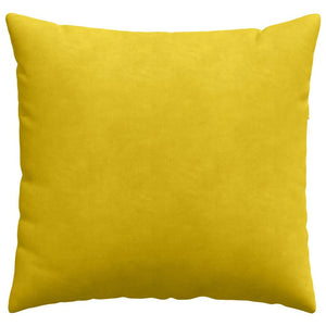 Cuscini da Divano 2 pcs Giallo 50 x 50 cm Tessuto in Cords 42013978