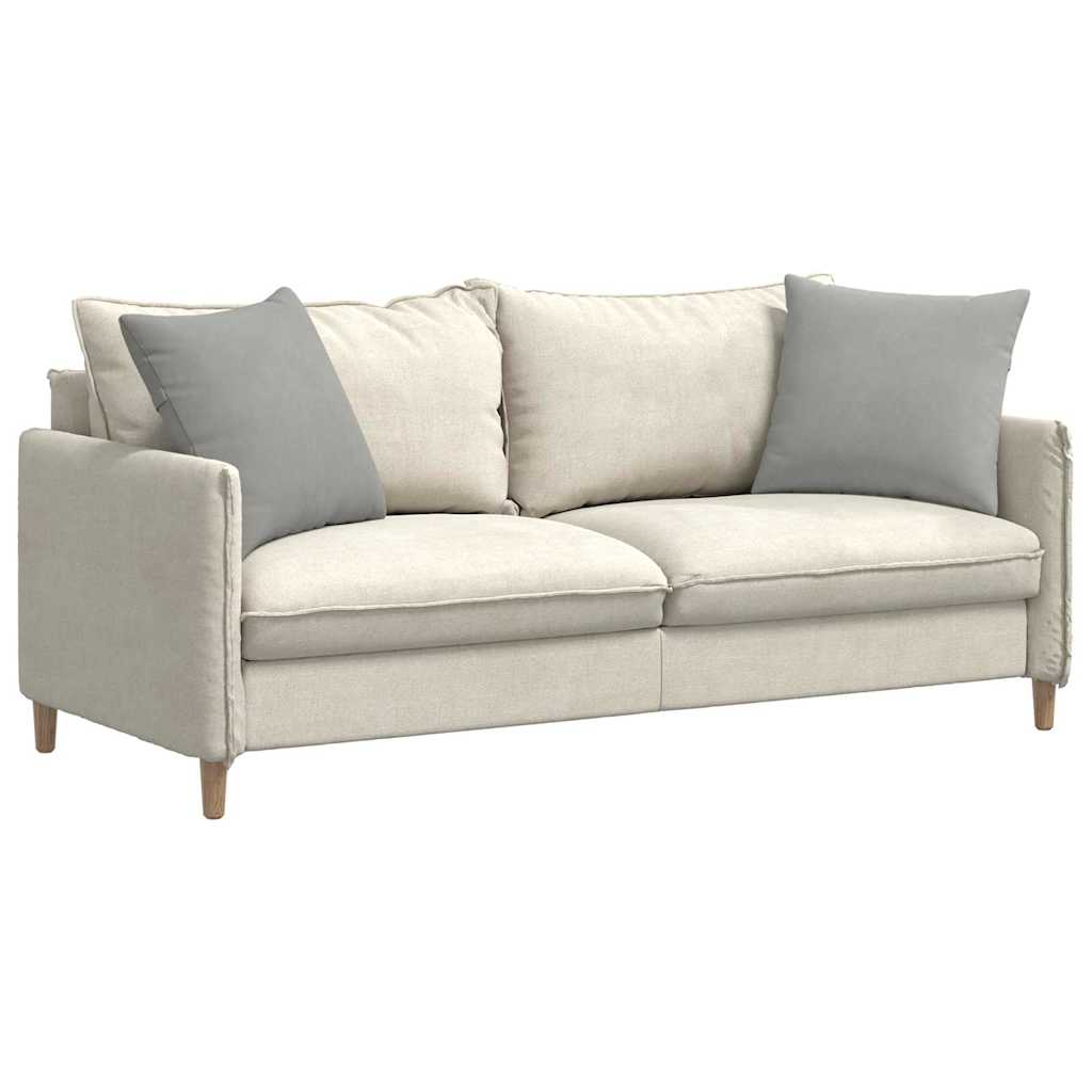 Cuscini da Divano 2 pz-Set di 2 Cuscini per Sofa Grigio chiaro 50 x 50 cm Tessuto 557208
