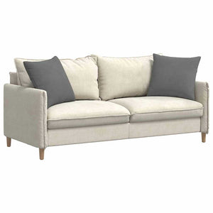 Cuscini da Divano 2 pz-Set di 2 Cuscini per Sofa Grigio scuro 50 x 50 cm Tessuto 195082