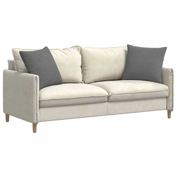 Cuscini da Divano 2 pz-Set di 2 Cuscini per Sofa Grigio scuro 50 x 50 cm Tessuto 195082