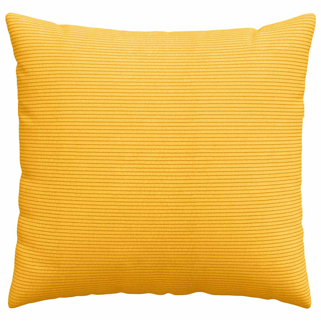 Cuscini da Divano 2 pz-Set di 2 Cuscini per Sofa Giallo Chiaro 50 x 50 cm
