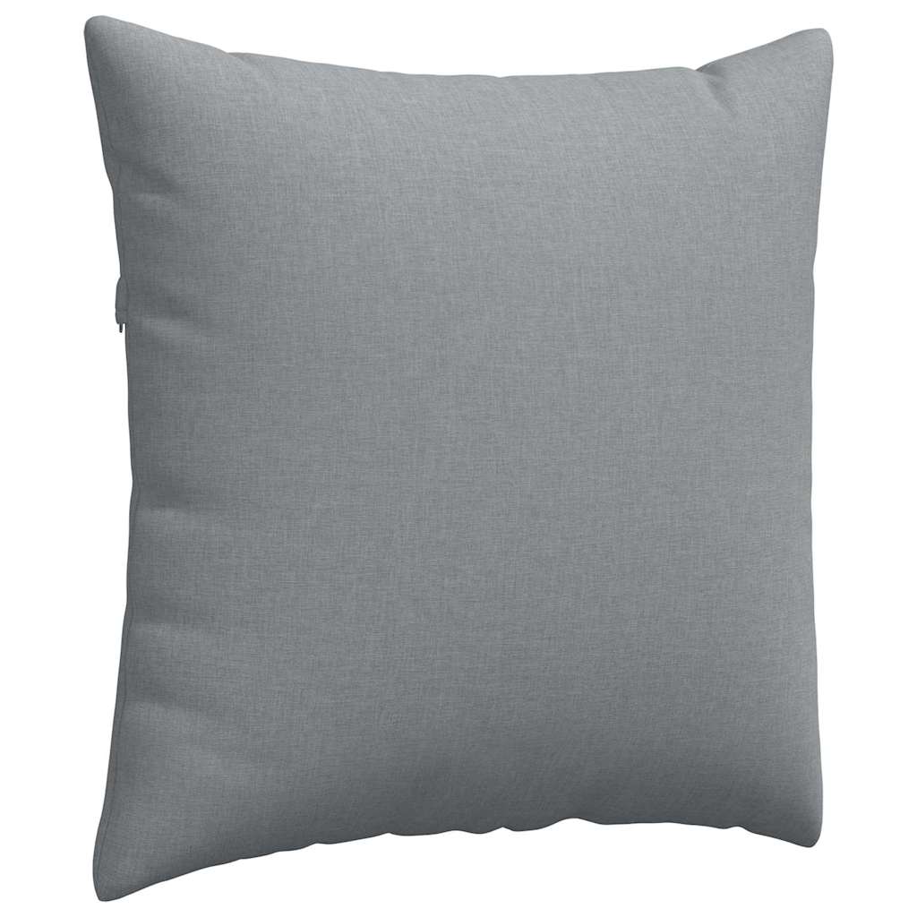Cuscini da Divano 2 pz-Set di 2 Cuscini per Sofa Grigio chiaro 60 x 60 cm Tessuto 560713