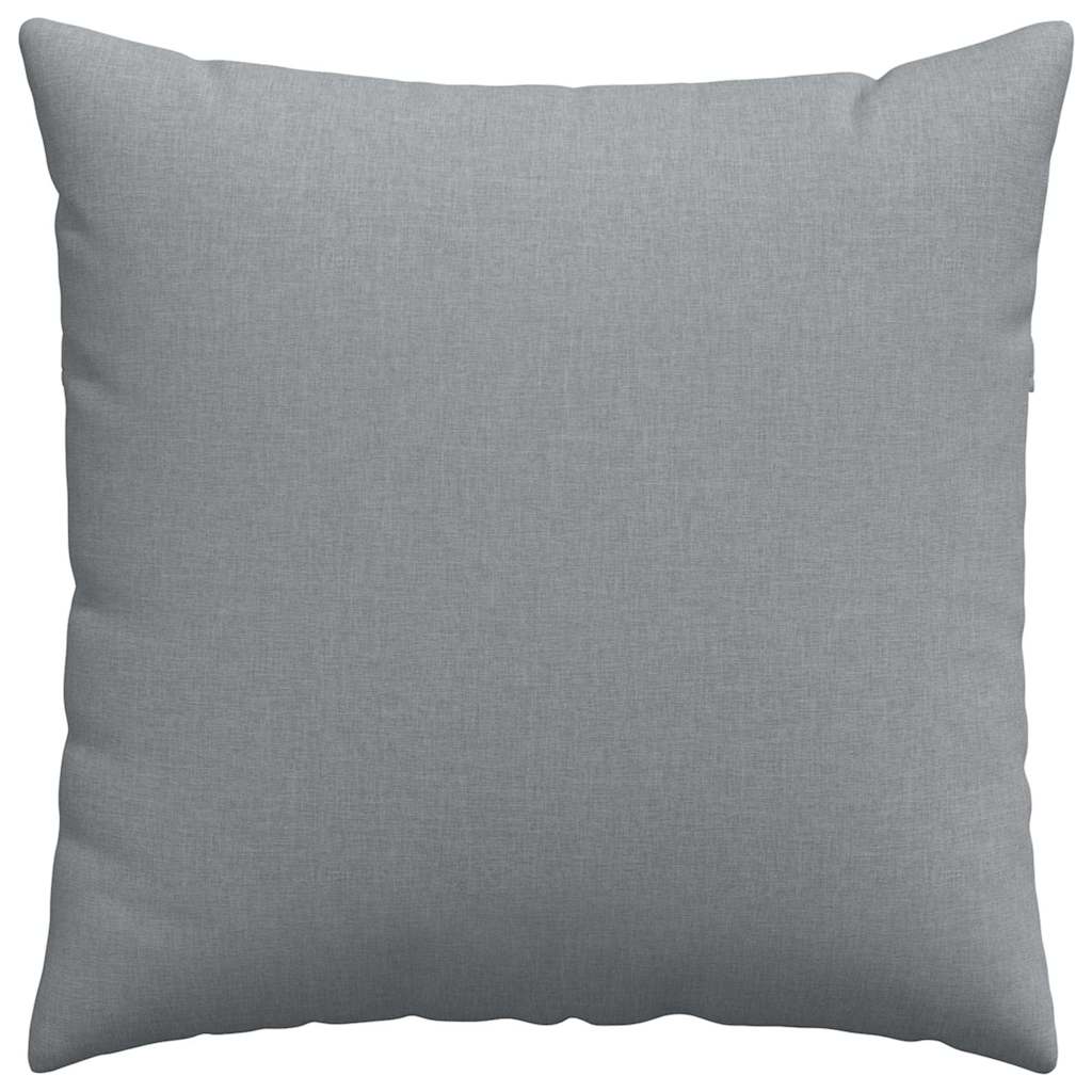 Cuscini da Divano 2 pz-Set di 2 Cuscini per Sofa Grigio chiaro 60 x 60 cm Tessuto 560713