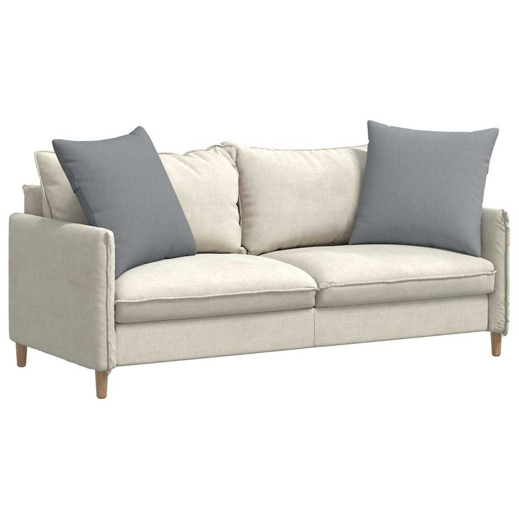 Cuscini da Divano 2 pz-Set di 2 Cuscini per Sofa Grigio chiaro 60 x 60 cm Tessuto 560713