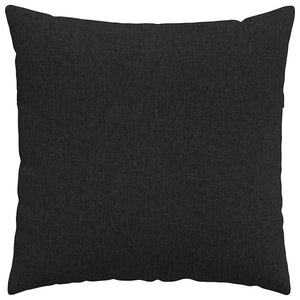 Cuscini da Divano 2 pz-Set di 2 Cuscini per Sofa Nero 60 x 60 cm Tessuto 209158