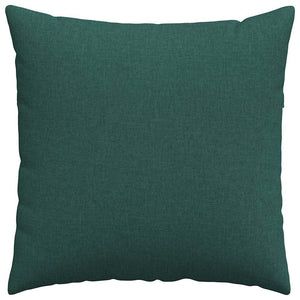 Cuscini da Divano 2 pz-Set di 2 Cuscini per Sofa Verde Scuro 60 x 60 cm Tessuto