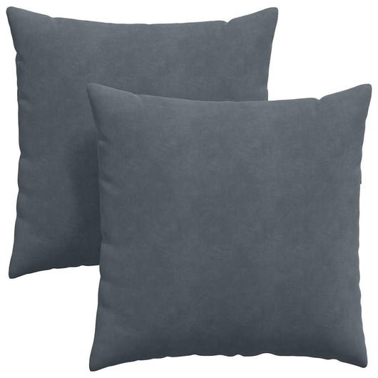 Cuscini da Divano 2 pcs Grigio scuro 60 x 60 cm 42014015