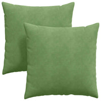 Cuscini da Divano 2 pcs Verde chiaro 60 x 60 cm 42014017