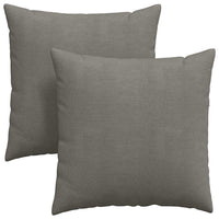 Cuscini da Divano 2 pz-Set di 2 Cuscini per Sofa Grigio chiaro 60 x 60 cm 956160