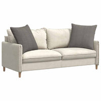 Cuscini da Divano 2 pz-Set di 2 Cuscini per Sofa Grigio chiaro 60 x 60 cm 956160
