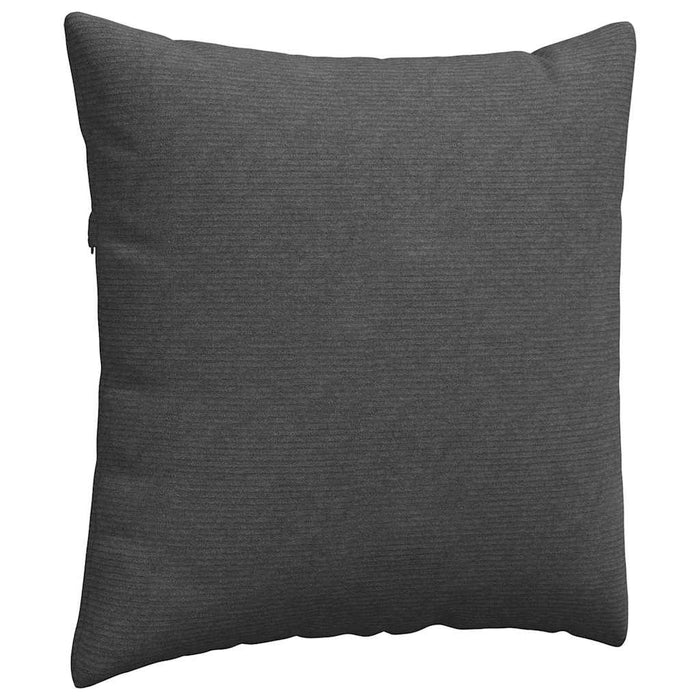 Cuscini da Divano 2 pz-Set di 2 Cuscini per Sofa Grigio scuro 60 x 60 cm 231381