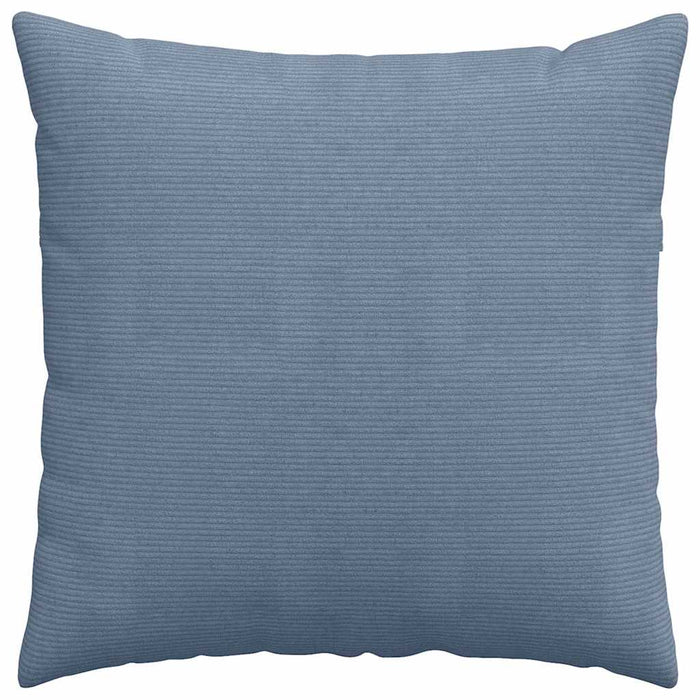 Cuscini da Divano 2 pz-Set di 2 Cuscini per Sofa Blu 60 x 60 cm Tessuto in Cords 555377
