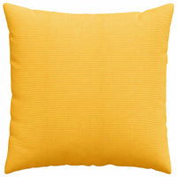 Cuscini da Divano 2 pz-Set di 2 Cuscini per Sofa Giallo Chiaro 60 x 60 cm