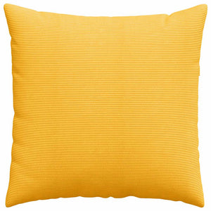 Cuscini da Divano 2 pz-Set di 2 Cuscini per Sofa Giallo Chiaro 60 x 60 cm