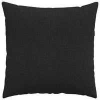 Cuscini da Divano 2 pz-Set di 2 Cuscini per Sofa Nero 80 x 80 cm Tessuto 719718