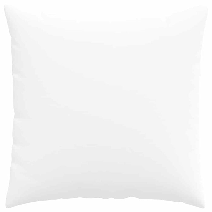 Cuscini da Divano 2 pz-Set di 2 Cuscini per Sofa Bianco 80 x 80 cm Tessuto