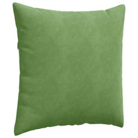 Cuscini da Divano 2 pz-Set di 2 Cuscini per Sofa Verde chiaro 80 x 80 cm