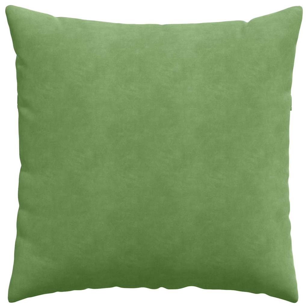 Cuscini da Divano 2 pz-Set di 2 Cuscini per Sofa Verde chiaro 80 x 80 cm