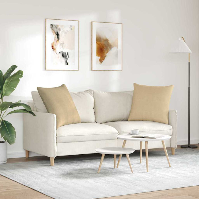 Cuscini da Divano 2 pcs Grigio Verde 80 x 80 cm 42014079