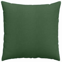 Cuscini da Divano 2 pcs Verde Scuro 80 x 80 cm Tessuto in Cords 42014080