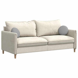 Cuscini per Seduta 2 pcs Grigio Nuvola Ø30 x 13 cm Tessuto 42014096